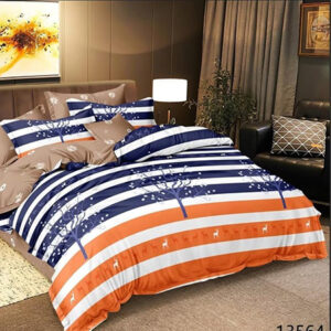 100% cotton 6 pieces king size bed set