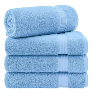 100% Turkish Cotton Bath Towel - Blue